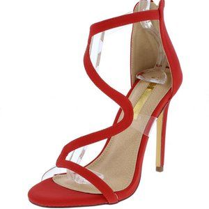 Red Zig Zag Sandals